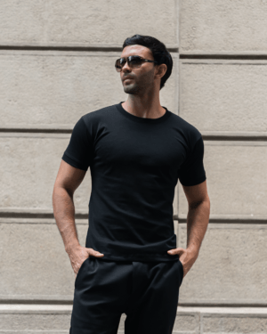 Polo Negro Prime para hombre