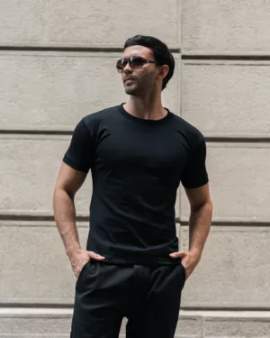 Polo Negro Prime para hombre