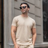 Polo Beige Set Classic Signorile para Hombre