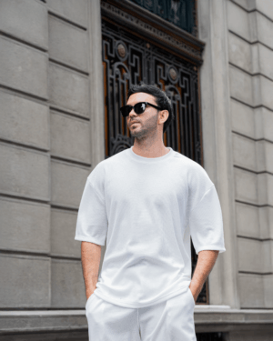 polo perla over set para hombre