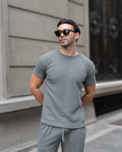 Polo Plomo Set Classic Signorile para Hombre