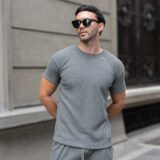 Polo Plomo Set Classic Signorile para Hombre