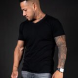 Polo Negro Prime V para Hombre