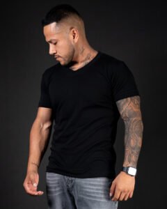 Polo Negro Prime V para Hombre