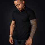 Polo Negro para hombre