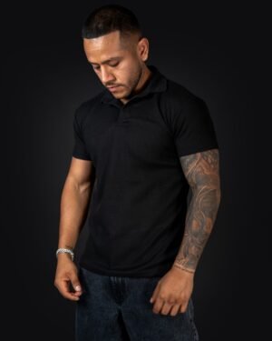 Polo Negro para hombre