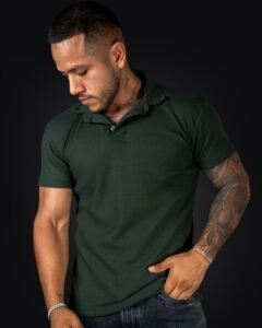 Polo Verde para hombre
