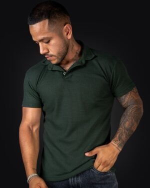 Polo Verde para hombre