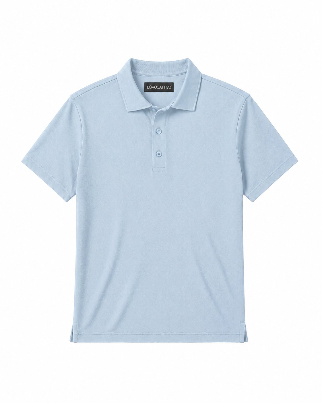 NUEVO POLO MONARCA GREY MOCKUP FRONTAL
