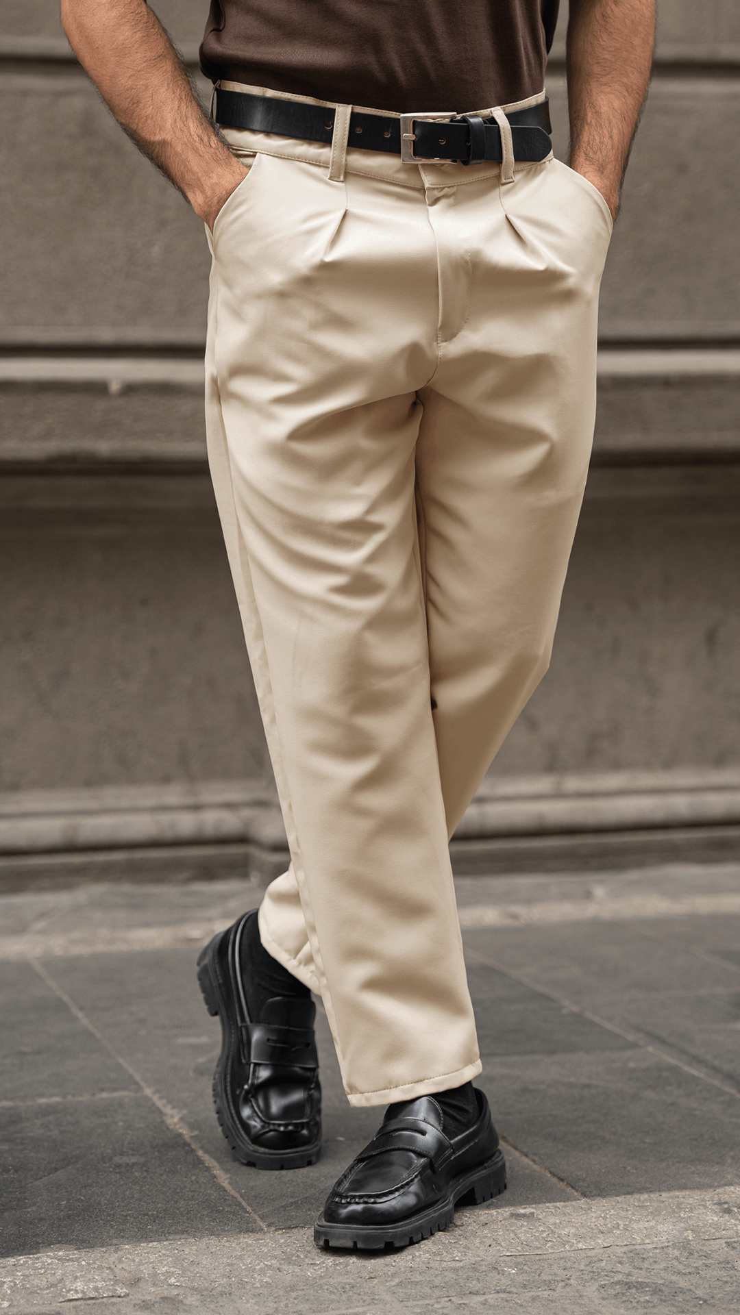 Pantalon Clasico Hueso-2