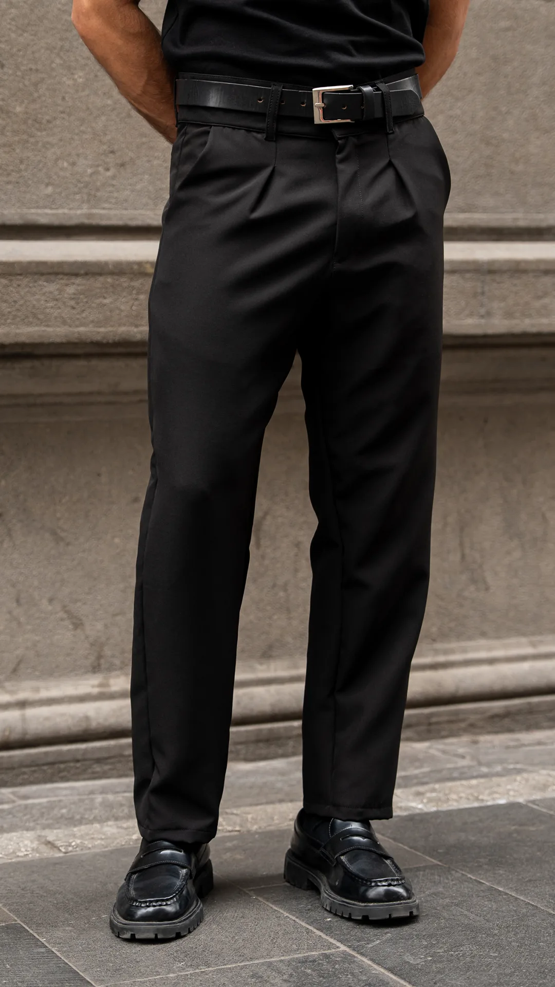 Pantalon Clasico Negro 1